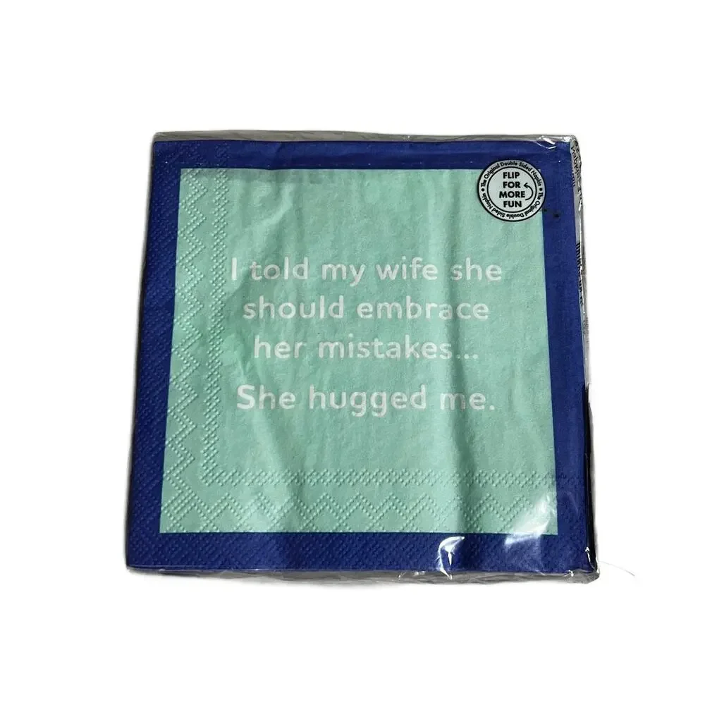 NWB Decorative FUN Party-Bar Wife Napkins-20 Count